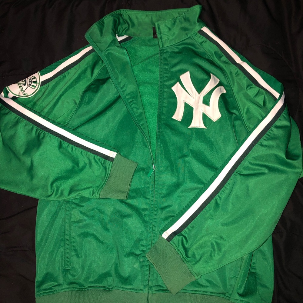 St. Patrick’s Day Yankees Zip-Up Jacket